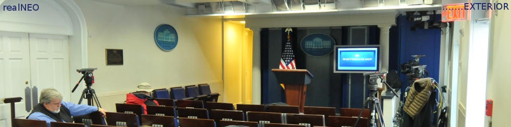 A Quiet Day in the White House Media Briefing Room, as Important News At the White House Was Ignored By The Media