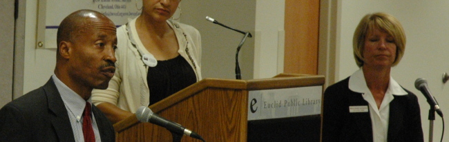 Cuyahoga County Commissioner Lawson Jones Debates Debbie Sutherland