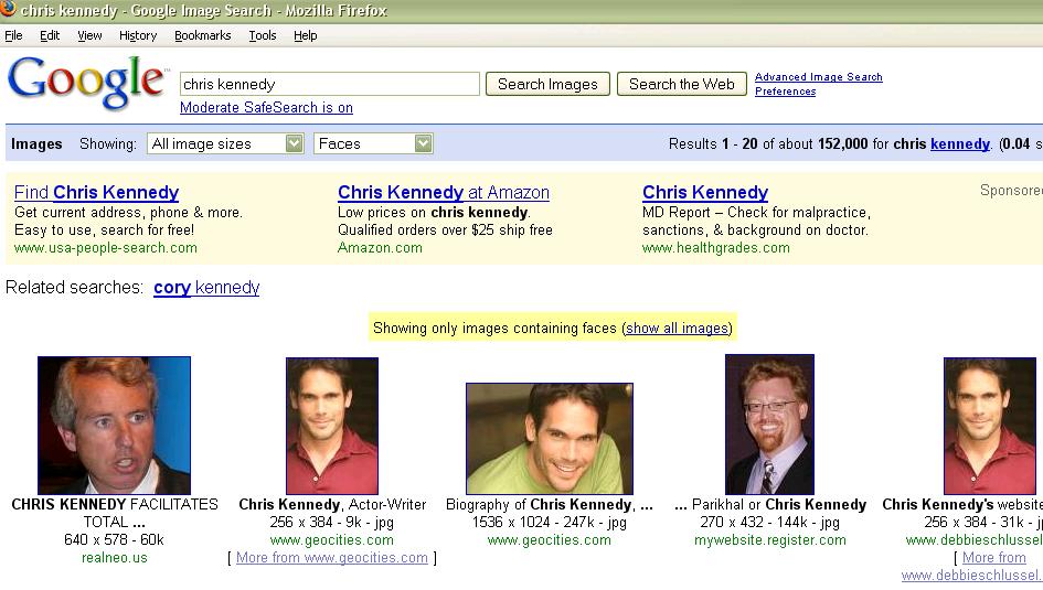 image of chris kennedy on realneo returned by google image search