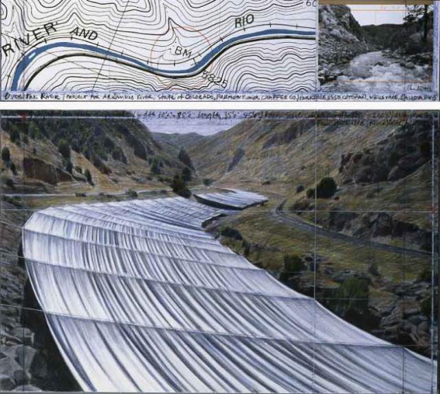 If it's Christo and Jeanne-Claude it'll look more like this...