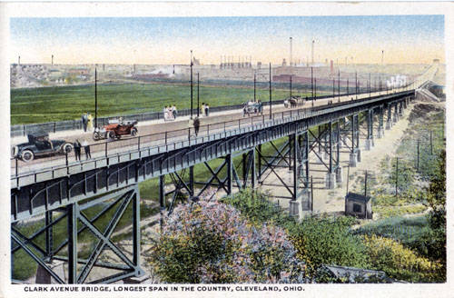 Clark Avenue Bridge, Longest Span in the Country, Cleveland, Ohio ca. 1917