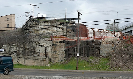 Broadway Mills / Strong Cobb / Gillota Building on Central Viaduct Razed