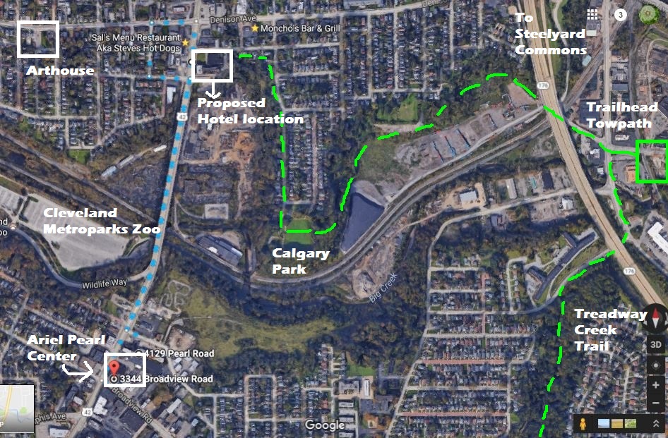 CHN-Eden proposal for vacant YMCA destroys all economic potential of trail connections to CVNP