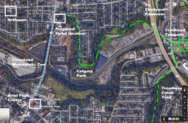 CHN-Eden proposal for vacant YMCA destroys all economic potential of trail connections to CVNP