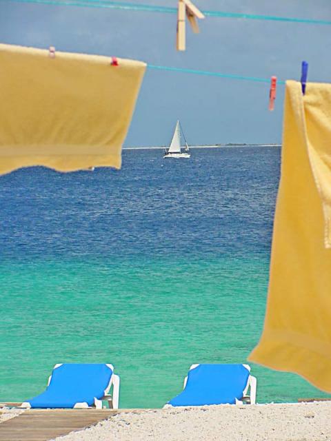 Bonaire beach chairs