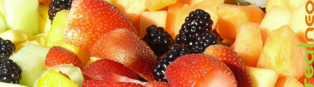 Summer berry, fruit, and melon salad