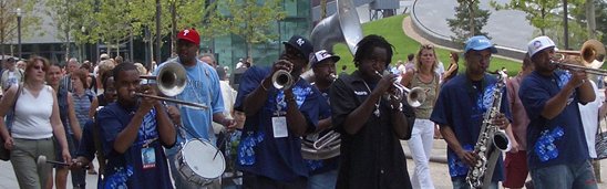 Rebirth Brass Band Second Lining